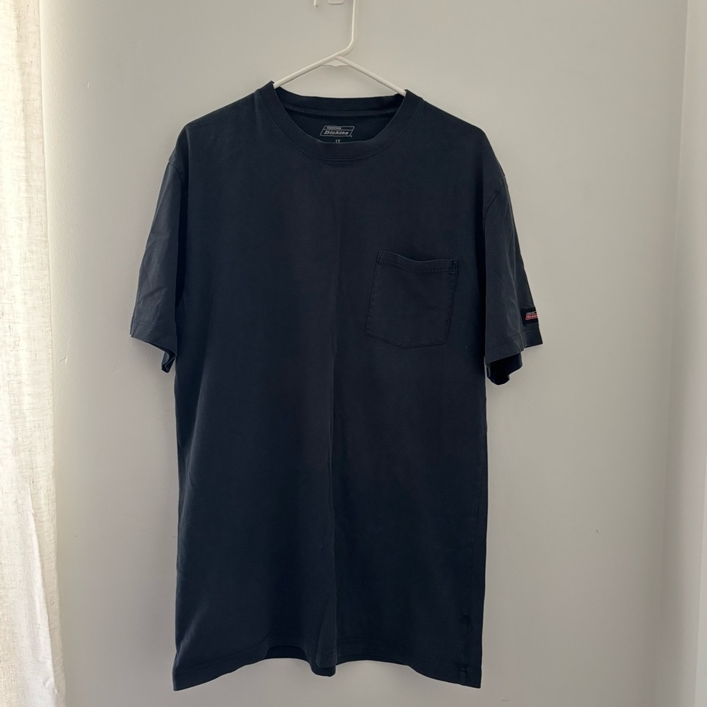 Men's Dark Blue T-Shirt with Pocket